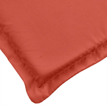 Highback Chair Cushions 6 pcs Melange Red 47.2"x19.7"x1.6" Fabric
