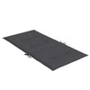 Lowback Chair Cushions 6 pcs Melange Anthracite 39.4"x19.7"x1.6" Fabric