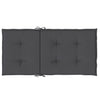Lowback Chair Cushions 6 pcs Melange Anthracite 39.4"x19.7"x1.6" Fabric