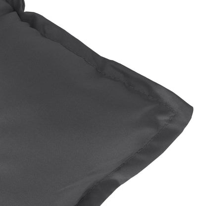 Garden Bench Cushion Melange Anthracite 47.2"x19.7"x2.8" Fabric