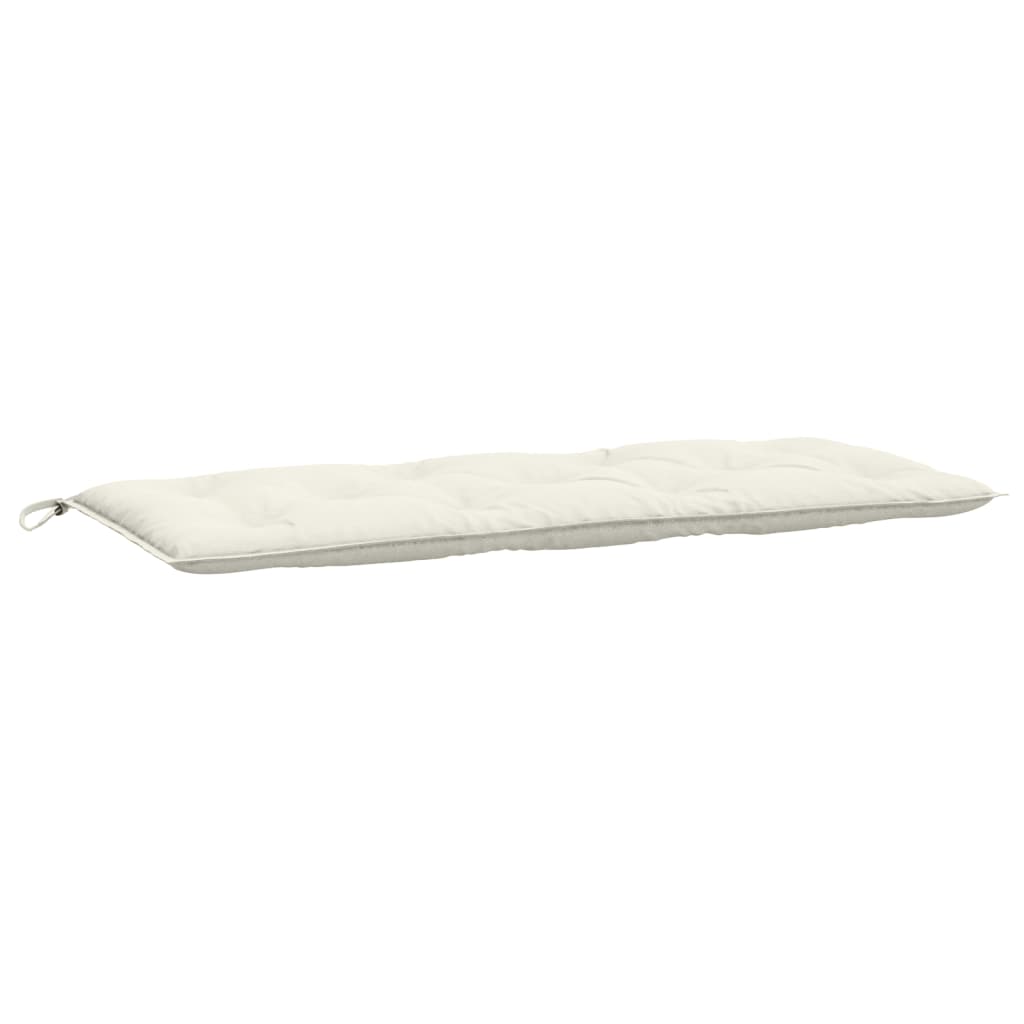 Garden Bench Cushion Melange Cream 47.2"x19.7"x2.8" Fabric