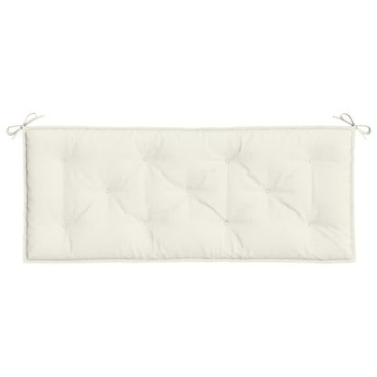 Garden Bench Cushion Melange Cream 47.2"x19.7"x2.8" Fabric