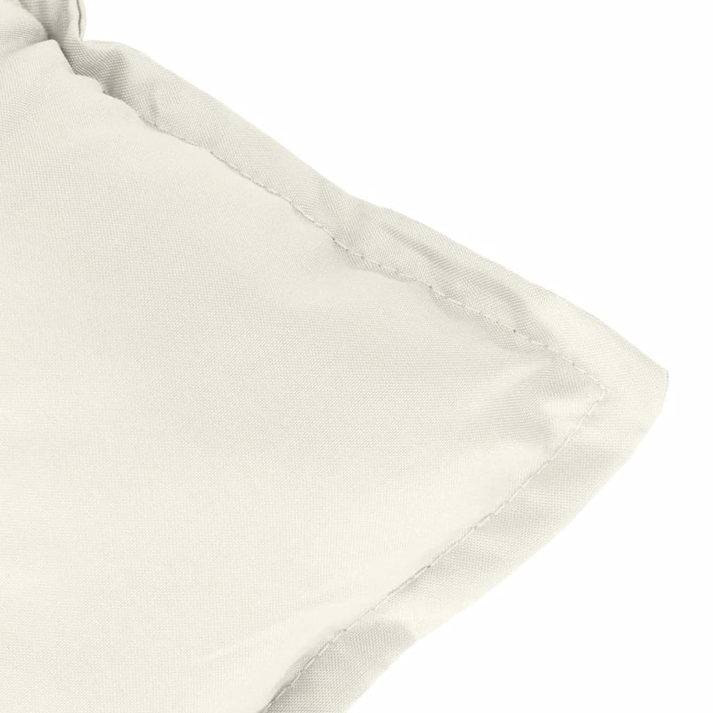 Garden Bench Cushion Melange Cream 47.2"x19.7"x2.8" Fabric