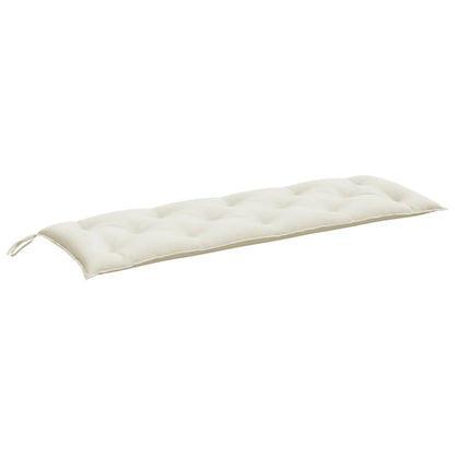 Garden Bench Cushion Melange Cream 59.1"x19.7"x2.8" Fabric