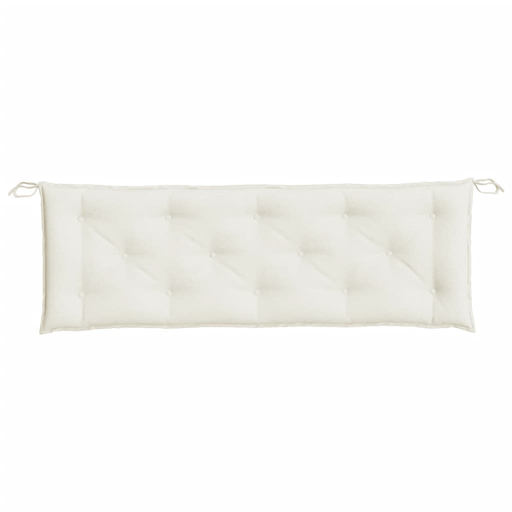 Garden Bench Cushion Melange Cream 59.1"x19.7"x2.8" Fabric