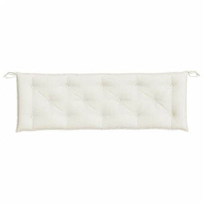 Garden Bench Cushion Melange Cream 59.1"x19.7"x2.8" Fabric