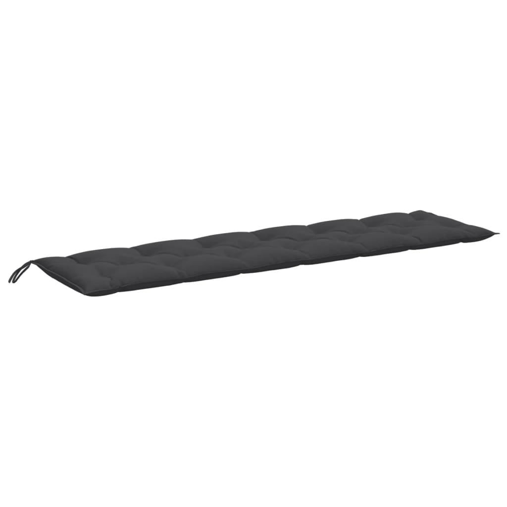 Garden Bench Cushion Melange Anthracite 78.7"x19.7"x2.8" Fabric