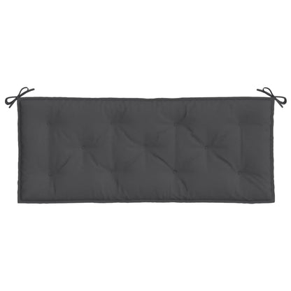 Garden Bench Cushions 2 pcs Melange Anthracite 47.2"x19.7"x2.8" Fabric
