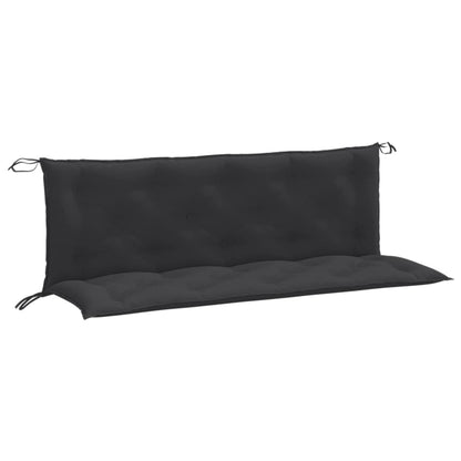 Garden Bench Cushions 2 pcs Melange Anthracite 59.1"x19.7"x2.8" Fabric