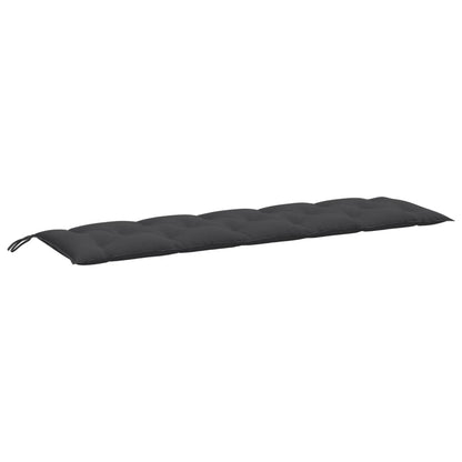 Garden Bench Cushions 2 pcs Melange Anthracite 70.9"x19.7"x2.8" Fabric