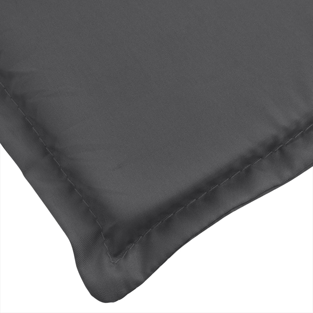 Garden Bench Cushions 2 pcs Melange Anthracite 70.9"x19.7"x2.8" Fabric