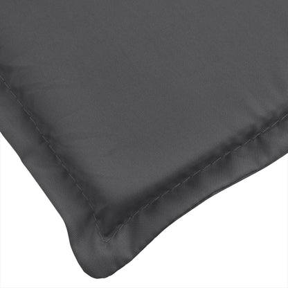 Garden Bench Cushions 2 pcs Melange Anthracite 70.9"x19.7"x2.8" Fabric