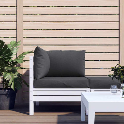 Pallet Cushions 3 pcs Melange Anthracite Fabric