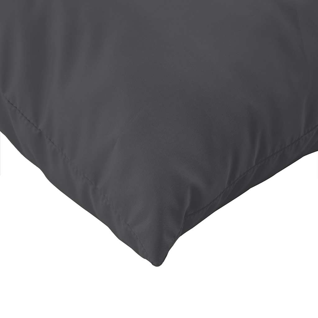 Pallet Cushions 3 pcs Melange Anthracite Fabric