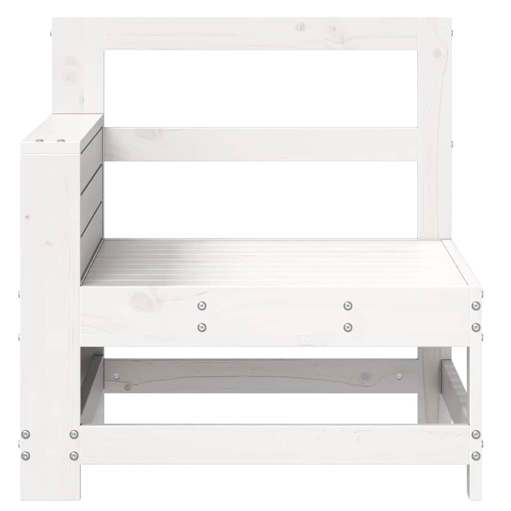 Garden Sofa | White | Solid pine wood | Compact | Modular | Garden Sofa