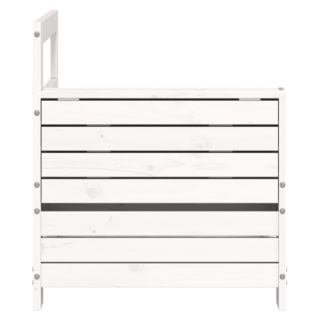 Garden Sofa | White | Solid pine wood | Compact | Modular | Garden Sofa