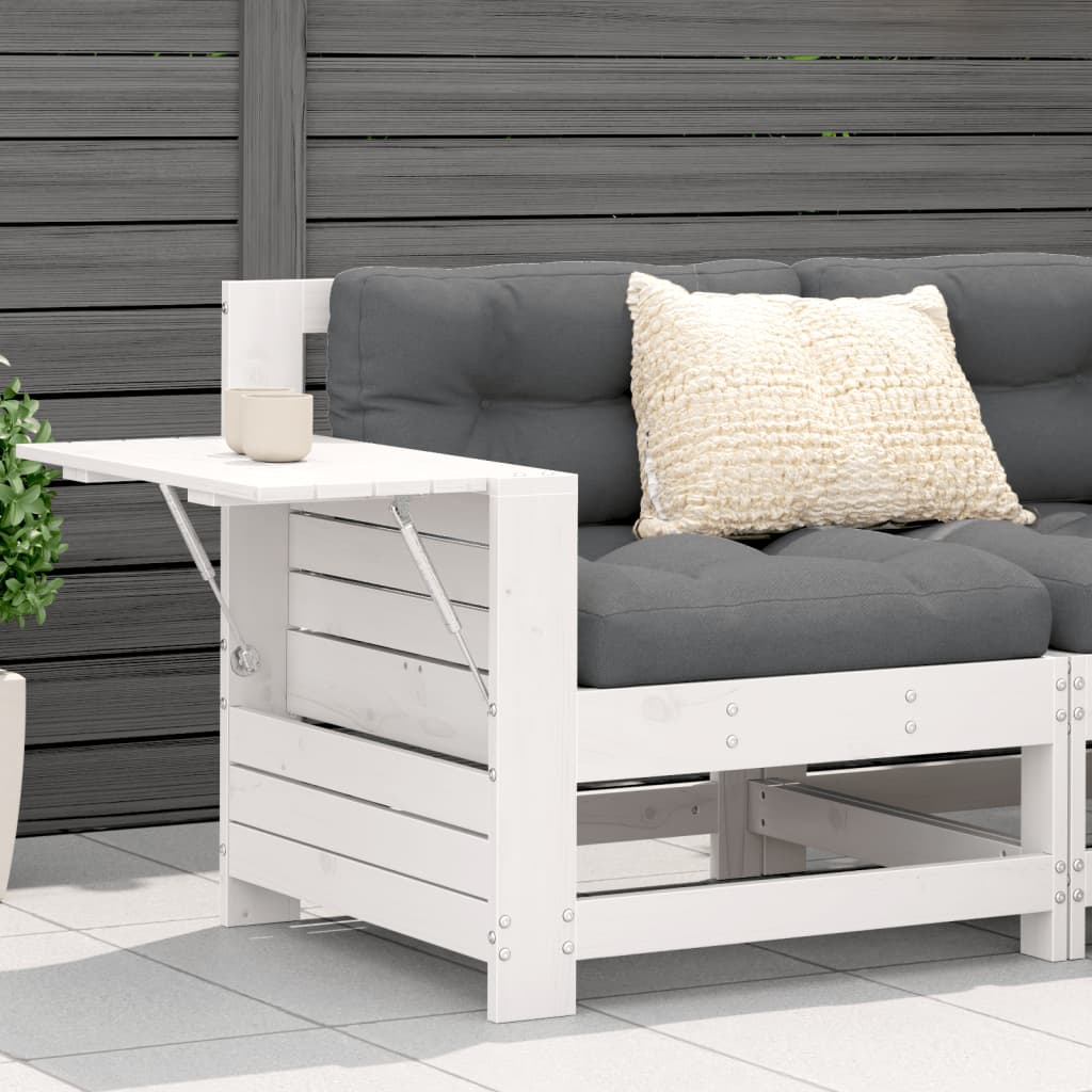 Garden Sofa | White | Solid pine wood | Compact | Modular | Garden Sofa