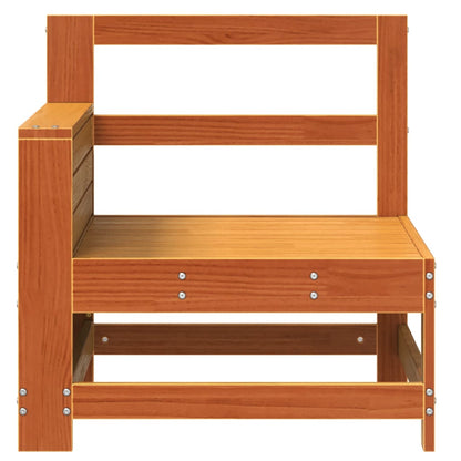 Garden Sofa | Wax brown | Solid pine wood | Single | Modular