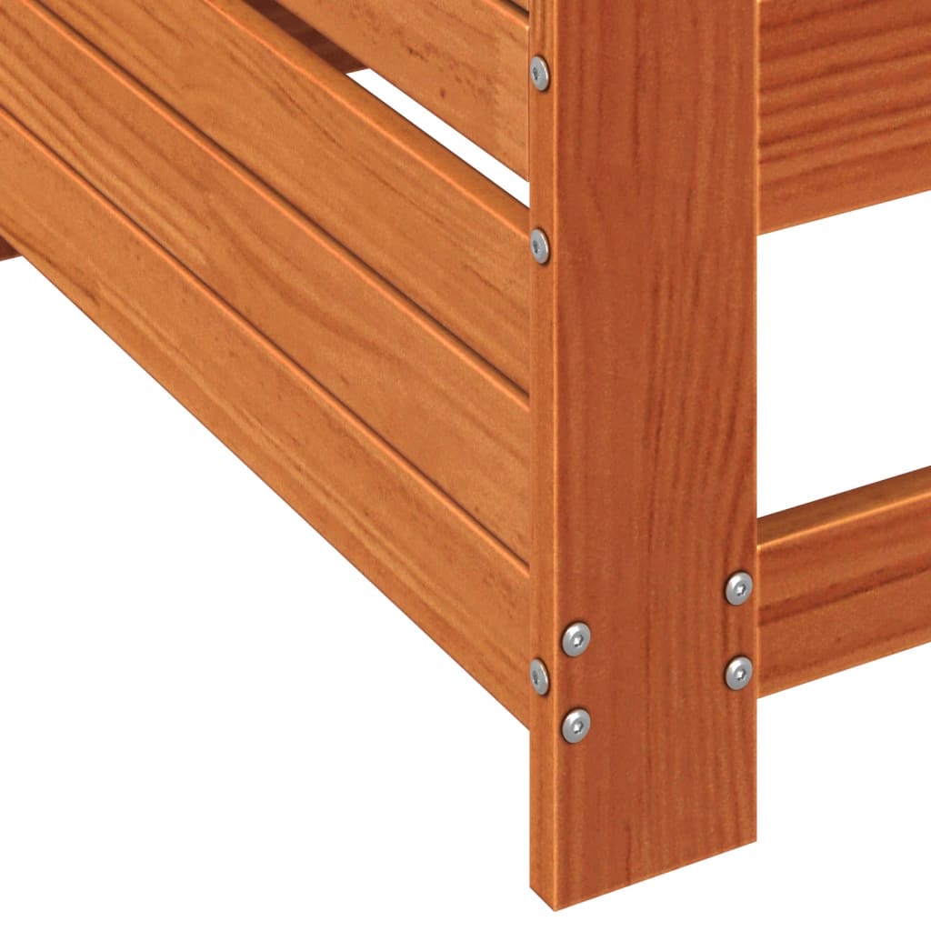 Garden Sofa | Wax brown | Solid pine wood | Single | Modular