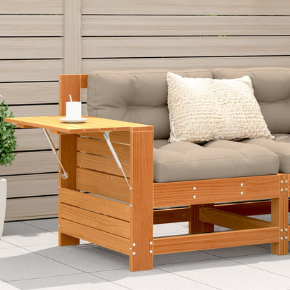 Garden Sofa | Wax brown | Solid pine wood | Single | Modular