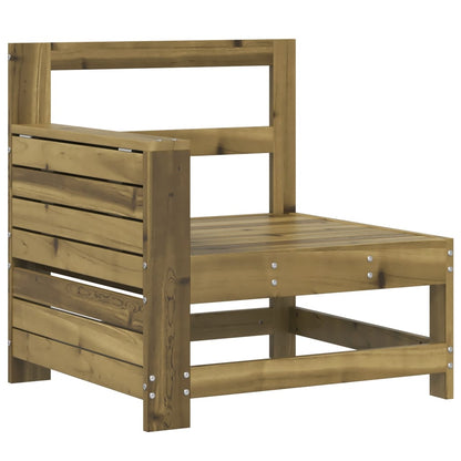 Garden Sofa | Natural wood colour | Impregnated pine wood | Compact