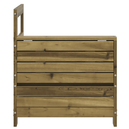 Garden Sofa | Natural wood colour | Impregnated pine wood | Compact