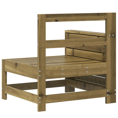 Garden Sofa | Natural wood colour | Impregnated pine wood | Compact