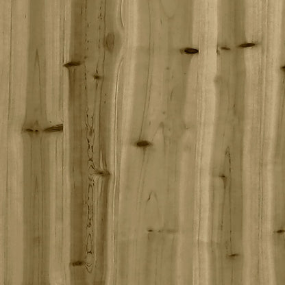 Garden Sofa | Natural wood colour | Impregnated pine wood | Compact