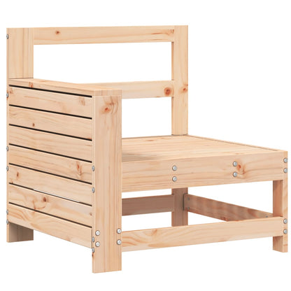 Garden Sofa | Natural Pine | Solid Pine Wood | Single Seater | Modular