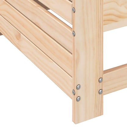 Garden Sofa | Natural Pine | Solid Pine Wood | Single Seater | Modular