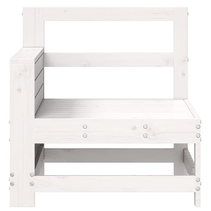 Garden Sofa | White | Solid pine wood | Single | Modular | Garden Sofa