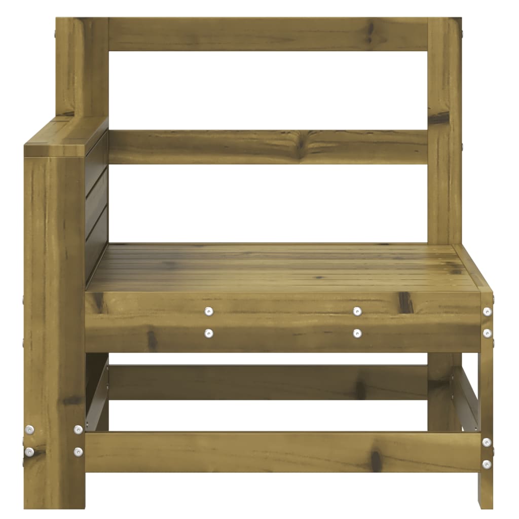 Garden Sofa | Impregnated Wood Pine | 69x62x70.5 cm | Modular