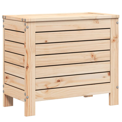 Garden Footstool | Natural | Solid Pine Wood | 62x31.5x52 cm | Foldable