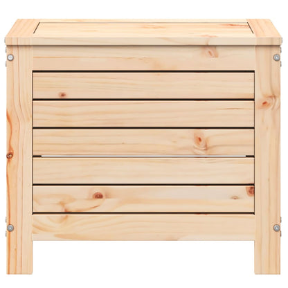 Garden Footstool | Natural | Solid Pine Wood | 62x31.5x52 cm | Foldable