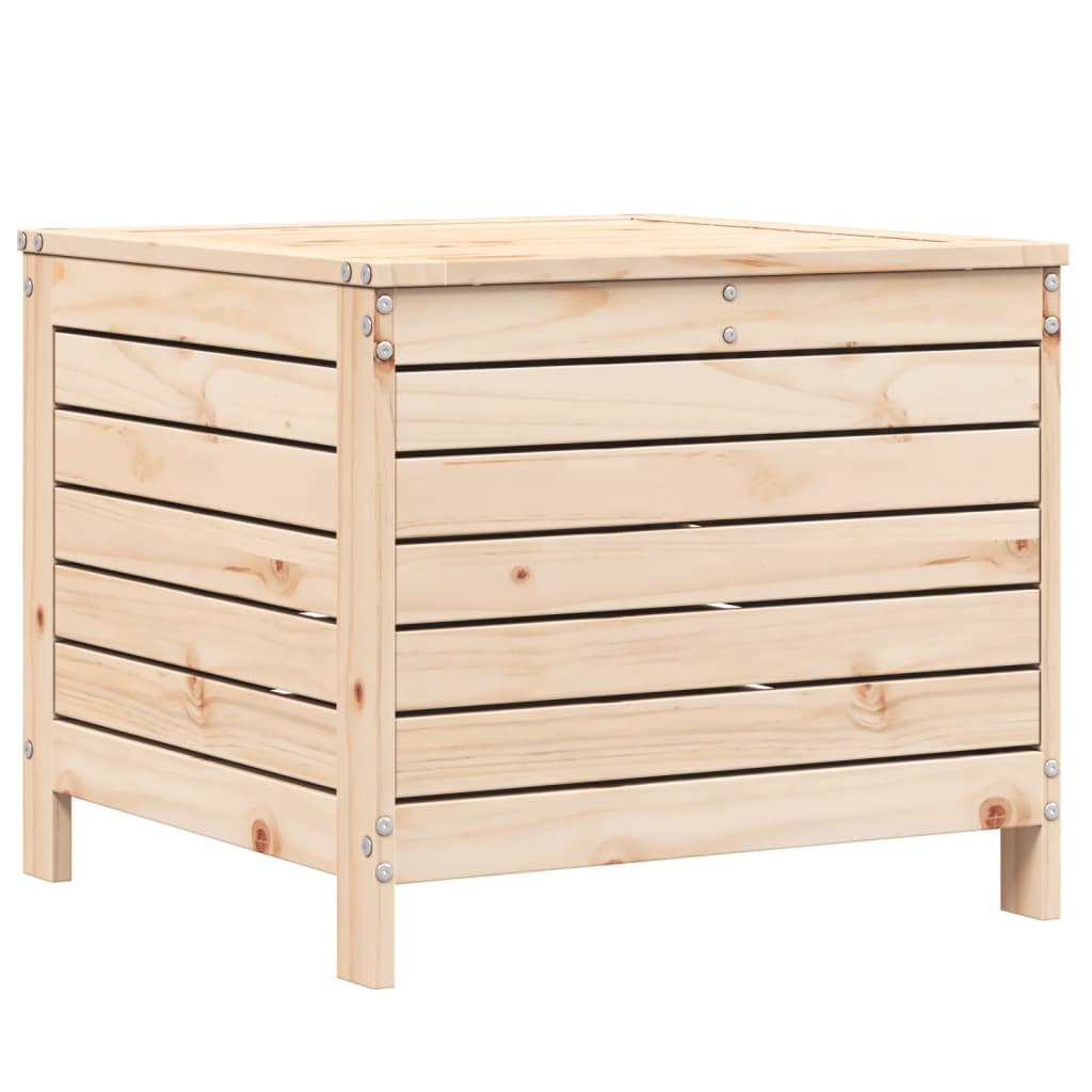 Garden Footstool | Natural Pine | Solid Pine Wood | Standard | Modular