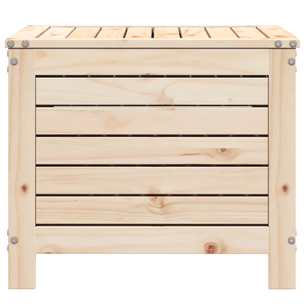 Garden Footstool | Natural Pine | Solid Pine Wood | Standard | Modular