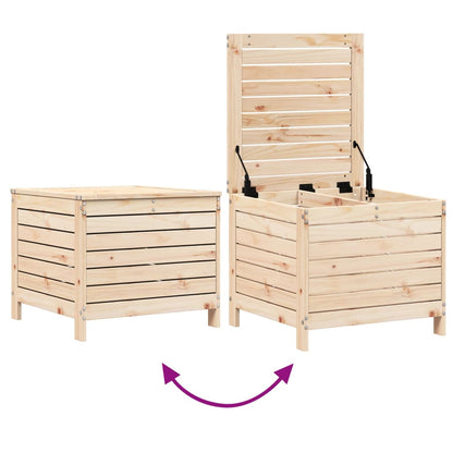 Garden Footstool | Natural Pine | Solid Pine Wood | Standard | Modular