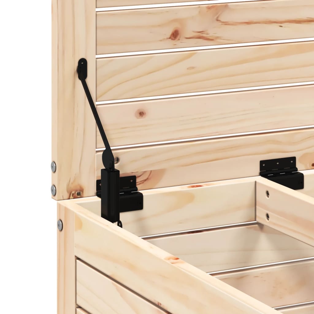 Garden Footstool | Natural Pine | Solid Pine Wood | Standard | Modular