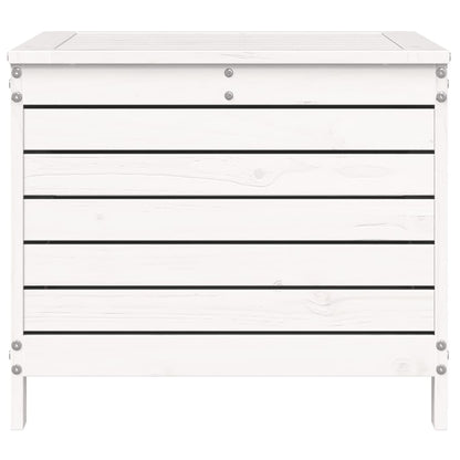 Garden Footstool | White | Solid Pine Wood | Standard | Modular