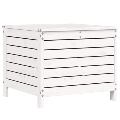 Garden Footstool | White | Solid Pine Wood | Standard | Modular