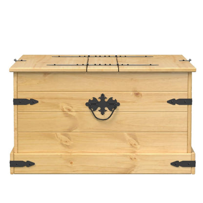 Storage Box Corona 78x78x45 cm Solid Wood Pine