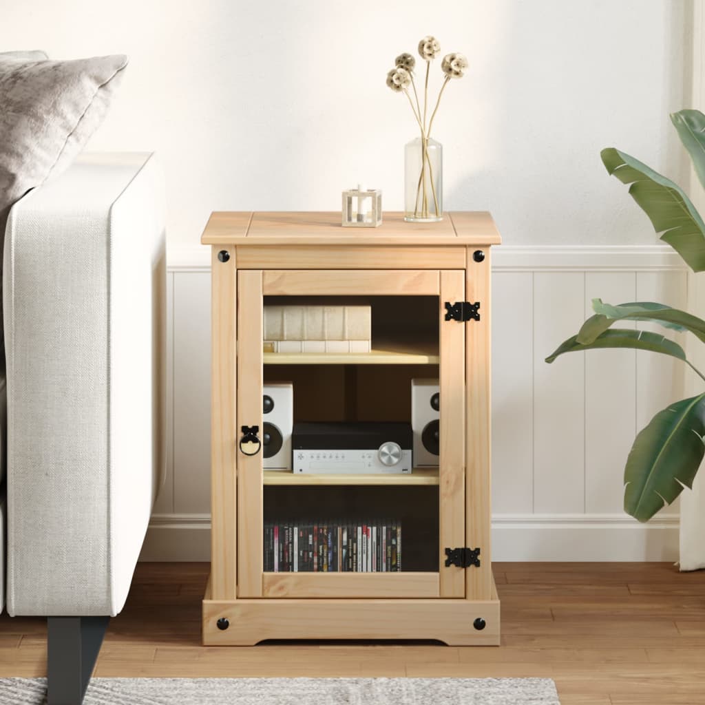 HiFi Cabinet Corona 60x50x82 cm Solid Wood Pine