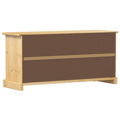 Shoe Cabinet "Corona" 99x32x47 cm Solid Wood Pine