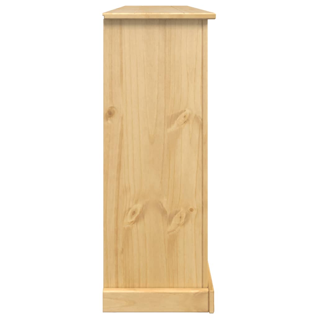 Shoe Cabinet "Corona" 99x32x85 cm Solid Wood Pine