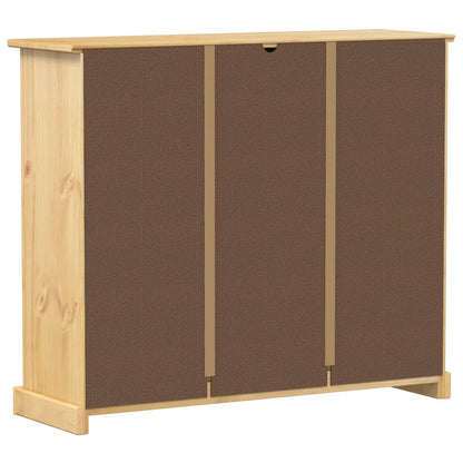 Shoe Cabinet "Corona" 99x32x85 cm Solid Wood Pine