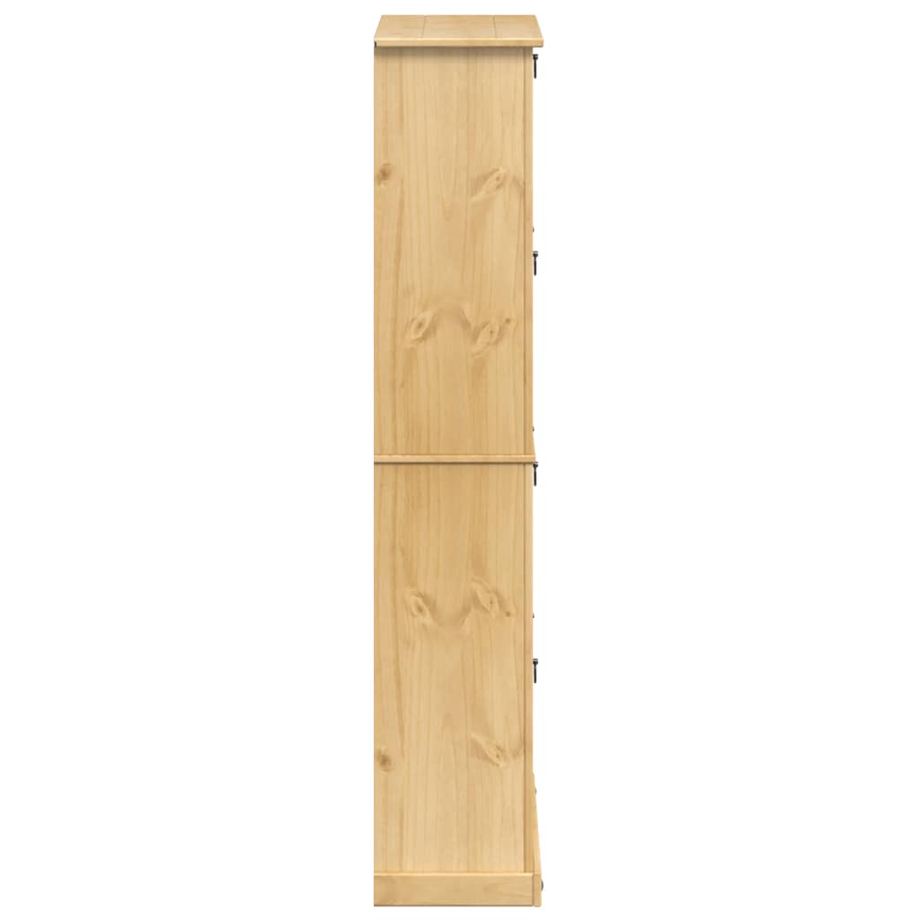 Shoe Cabinet "Corona" 99x32x163,5 cm Solid Wood Pine