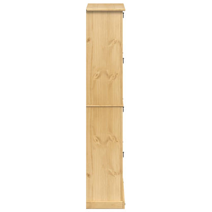 Shoe Cabinet "Corona" 99x32x163,5 cm Solid Wood Pine