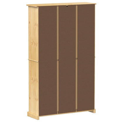 Shoe Cabinet "Corona" 99x32x163,5 cm Solid Wood Pine