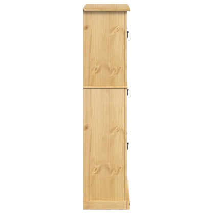 Shoe Cabinet "Corona" 99x32x138 cm Solid Wood Pine