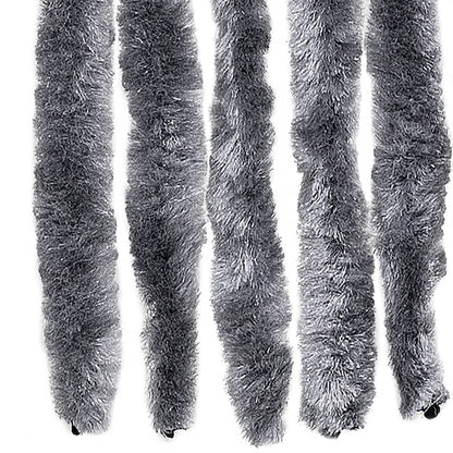 Fly Curtain Silver 100x200 cm Chenille